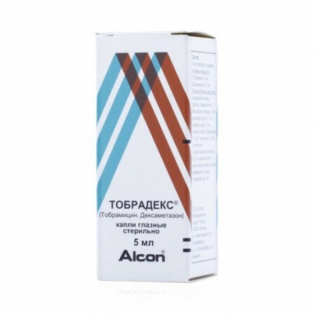 Tobradex Suspension 0.3% 5mL/Bt Optometric, Eye Care and Ophthalmic Supplies at Stag Medical.