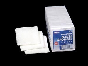 Sponge Gauze 2x2 8-Ply (Non-Sterile)(200/Box) Optometric, Eye Care and Ophthalmic Supplies at Stag Medical.