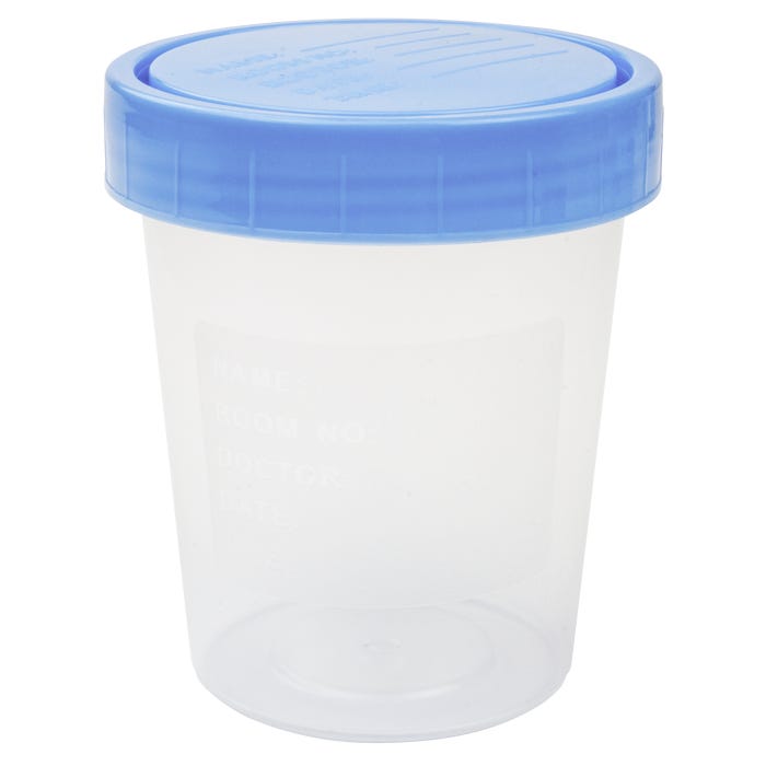 Specimen Container - 4oz Cup - Clear - Non-Sterile - Bulk - 500/Box Optometric, Eye Care and Ophthalmic Supplies at Stag Medical.