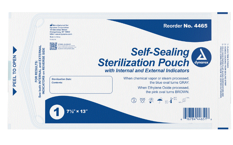 7.5" x 13" - Sterilization Pouches Self-Sealing w/ Indicators - 200/Box Optometric, Eye Care and Ophthalmic Supplies at Stag Medical.