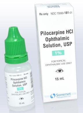 Pilocarpine 1% Ophthalmic Solution, 15mL - Somerset Optometric, Eye Care and Ophthalmic Supplies at Stag Medical.