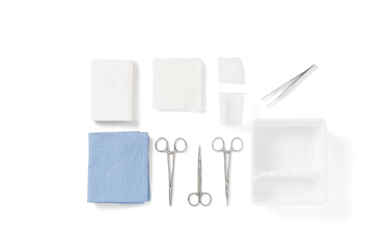 Minor Laceration Tray w/ Instruments - 20/Box Optometric, Eye Care and Ophthalmic Supplies at Stag Medical.