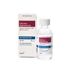 Lidocaine 4% Topical Solution - 50mL/Bt