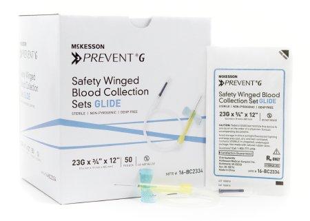 McKesson Prevent - Blood Collection Set 23g x 3/4" - Stag Medical Optometric, Eye Care and Ophthalmic Supplies at Stag Medical.