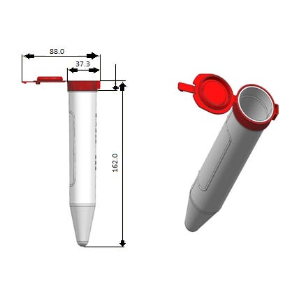 Sharps Shaft - Single Hazard Container - 24/Box Optometric, Eye Care and Ophthalmic Supplies at Stag Medical.