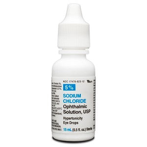 Sodium Chloride Ophthalmic 5% - Solution & Ointment Optometric, Eye Care and Ophthalmic Supplies at Stag Medical.