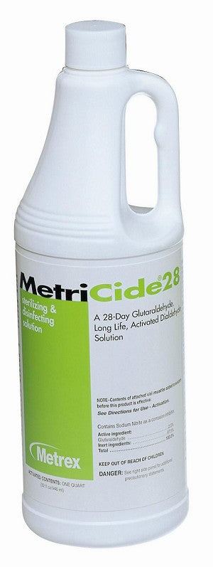 Metricide 28 day cleaner w/ activator, 32oz - Metrex Optometric, Eye Care and Ophthalmic Supplies at Stag Medical.